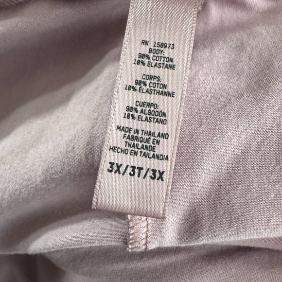 Skims Cotton Blend Jersey Foldover Pants‎ 3X Dusk Stretch Casual NWT PT-2544 - Picture 10 of 11